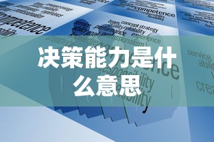 决策能力是什么意思  第1张