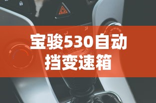宝骏530自动挡变速箱  第1张