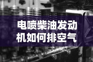 电喷柴油发动机如何排空气  第1张