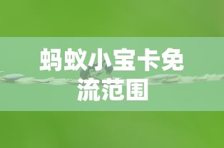 蚂蚁小宝卡免流范围  第1张