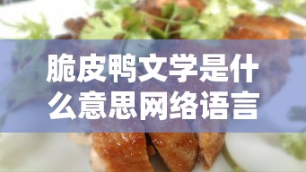 脆皮鸭文学是什么意思网络语言  第1张