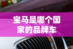 宝马是哪个国家的品牌车  第1张
