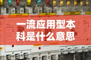 一流应用型本科是什么意思  第1张