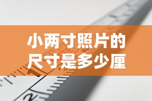 小两寸照片的尺寸是多少厘米  第1张