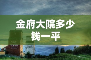 金府大院多少钱一平  第1张
