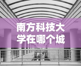 南方科技大学在哪个城市  第1张