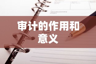 审计的作用和意义  第1张