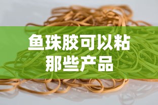 鱼珠胶可以粘那些产品  第1张