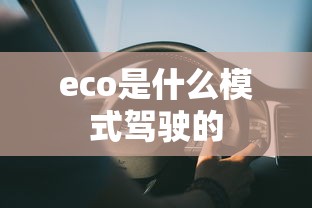 eco是什么模式驾驶的  第1张