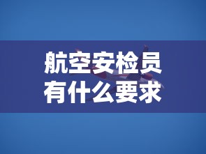 航空安检员有什么要求  第1张