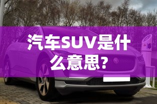汽车SUV是什么意思?  第1张