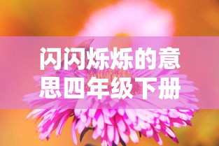闪闪烁烁的意思四年级下册  第1张