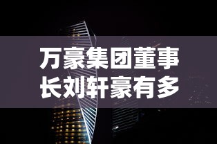 万豪集团董事长刘轩豪有多少钱  第1张