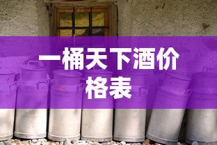 一桶天下酒价格表  第1张