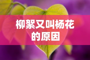 柳絮又叫杨花的原因  第1张
