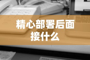 精心部署后面接什么  第1张