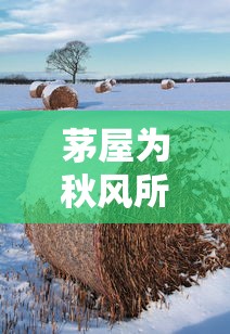 茅屋为秋风所破歌主旨句  第1张