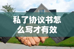私了协议书怎么写才有效  第1张