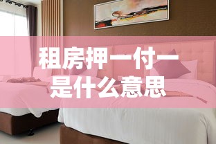 租房押一付一是什么意思  第1张