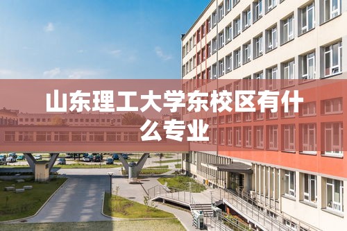 山东理工大学东校区有什么专业  第1张