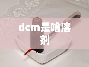 dcm是啥溶剂  第1张