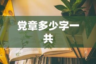 党章多少字一共  第1张