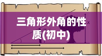 三角形外角的性质(初中)  第1张