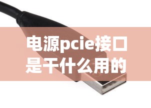 电源pcie接口是干什么用的  第1张
