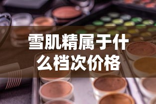 雪肌精属于什么档次价格  第1张