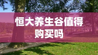 恒大养生谷值得购买吗  第1张