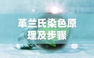 革兰氏染色原理及步骤  第1张