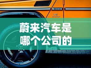 蔚来汽车是哪个公司的品牌  第1张