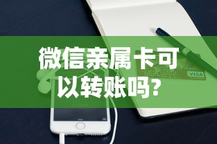 微信亲属卡可以转账吗?  第1张