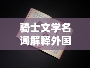骑士文学名词解释外国文学史  第1张