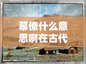 幕僚什么意思啊在古代  第1张