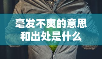 毫发不爽的意思和出处是什么  第1张