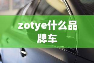 zotye什么品牌车  第1张