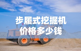 步履式挖掘机价格多少钱  第1张