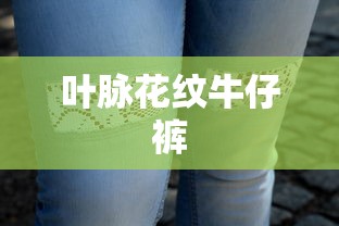 叶脉花纹牛仔裤  第1张