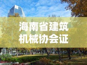 海南省建筑机械协会证书查询  第1张