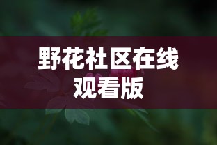 野花社区在线观看版  第1张