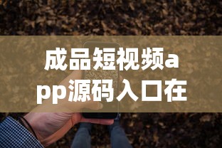 成品短视频app源码入口在哪里  第1张