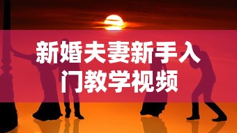 新婚夫妻新手入门教学视频  第1张