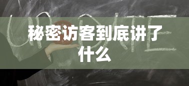秘密访客到底讲了什么  第1张