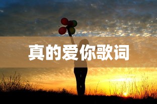 真的爱你歌词  第1张