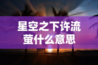 星空之下许流萤什么意思  第1张