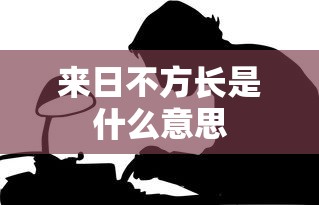 来日不方长是什么意思  第1张