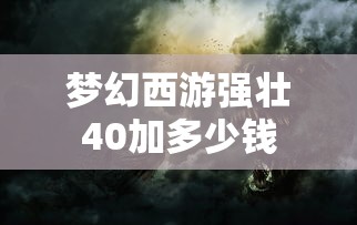梦幻西游强壮40加多少钱  第1张