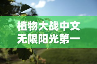植物大战中文无限阳光第一版  第1张