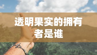 透明果实的拥有者是谁  第1张